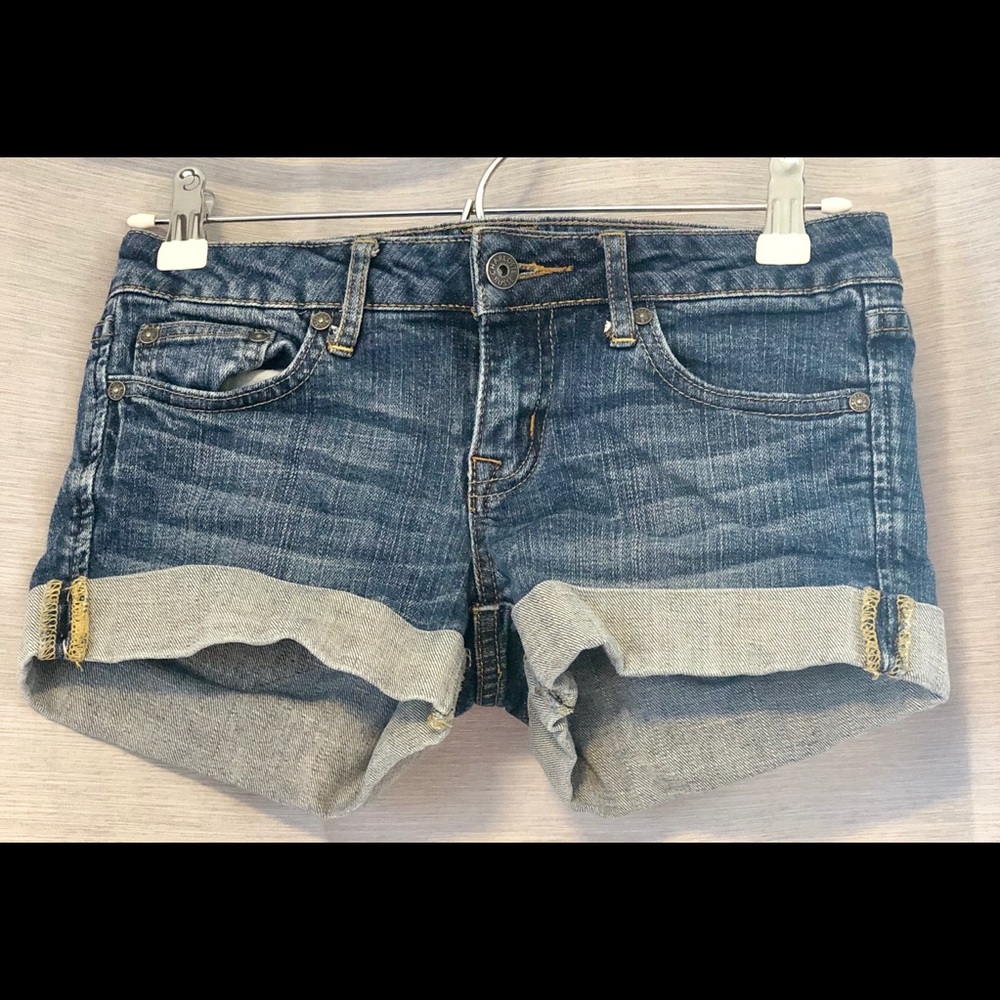 denim shorts